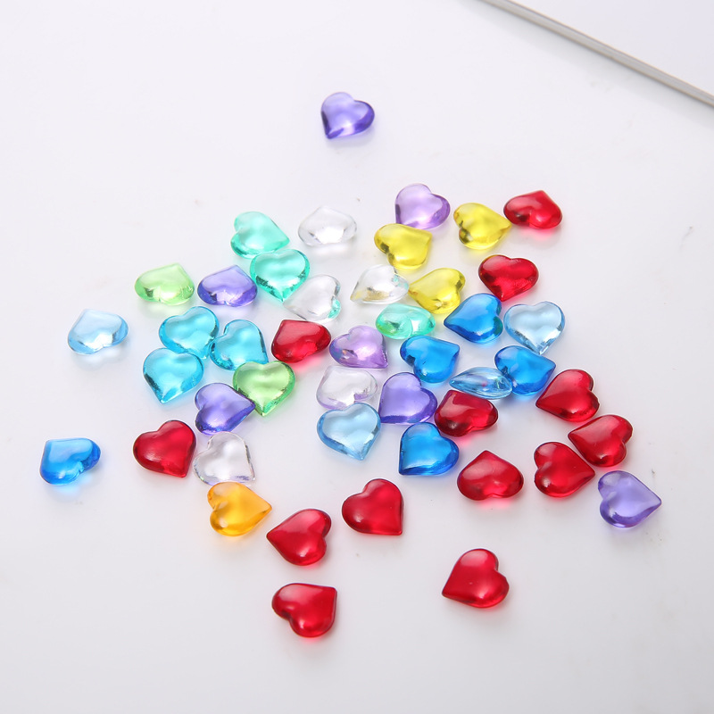 Board Game The Sims - 100PCS 10*4mm Hartvorm Acryl Transparante Pion