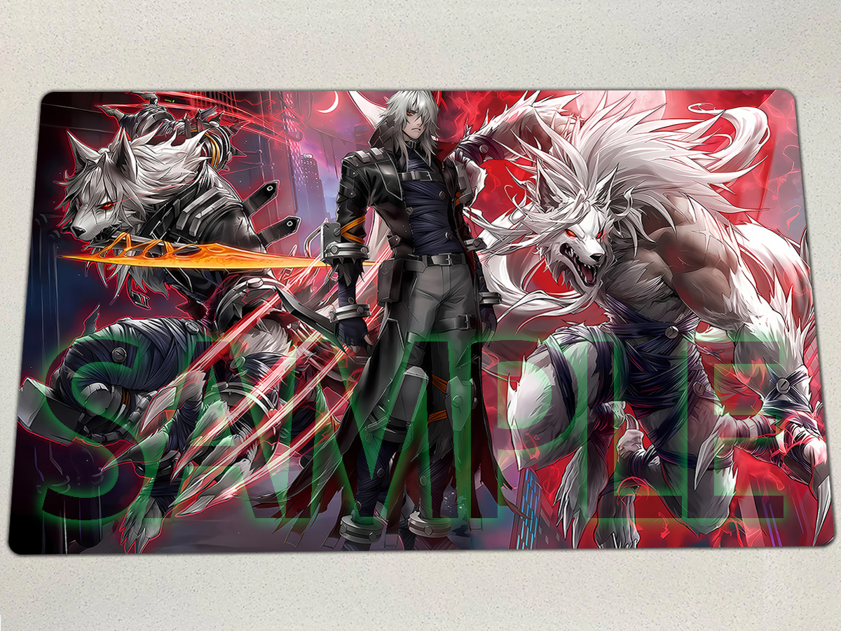 Board Game Werewolf - Yu-Gi-Oh! Speelmat K9-ØØ Lupis TCG K9-X