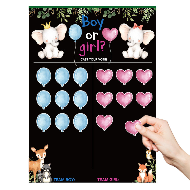 Board Game Quote - Jongen Of Meisje Geslacht Onthullen Stemming