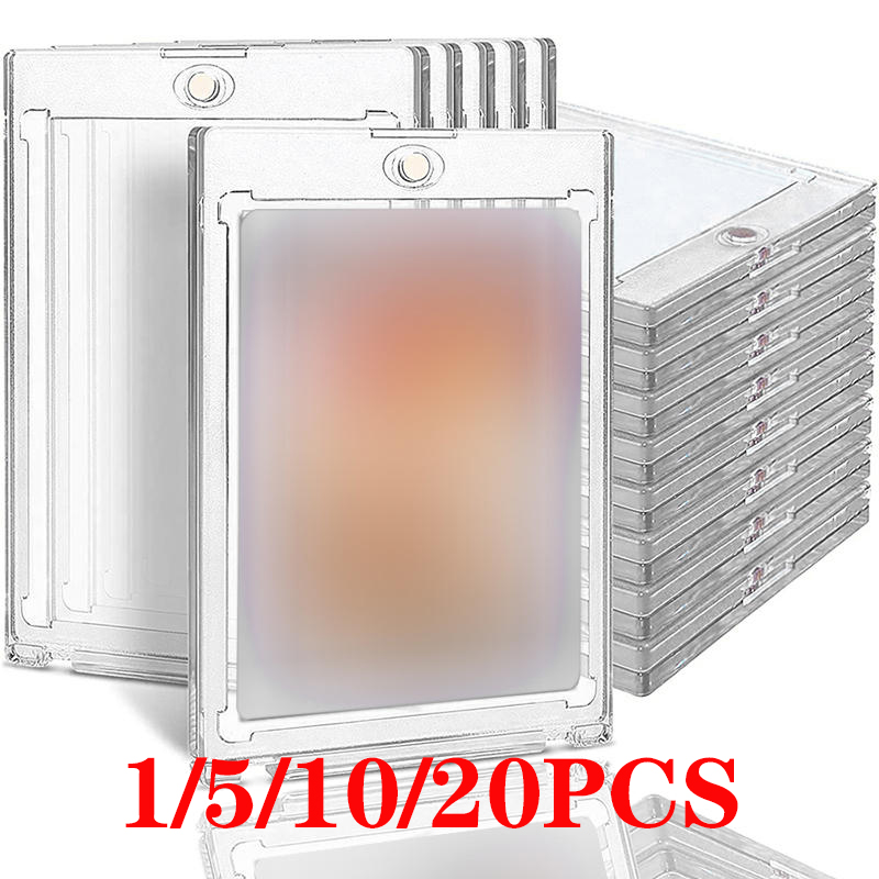 Card Sleeves Protector - Magnetische kaarthouders voor verzamelkaarten, harde beschermhoes