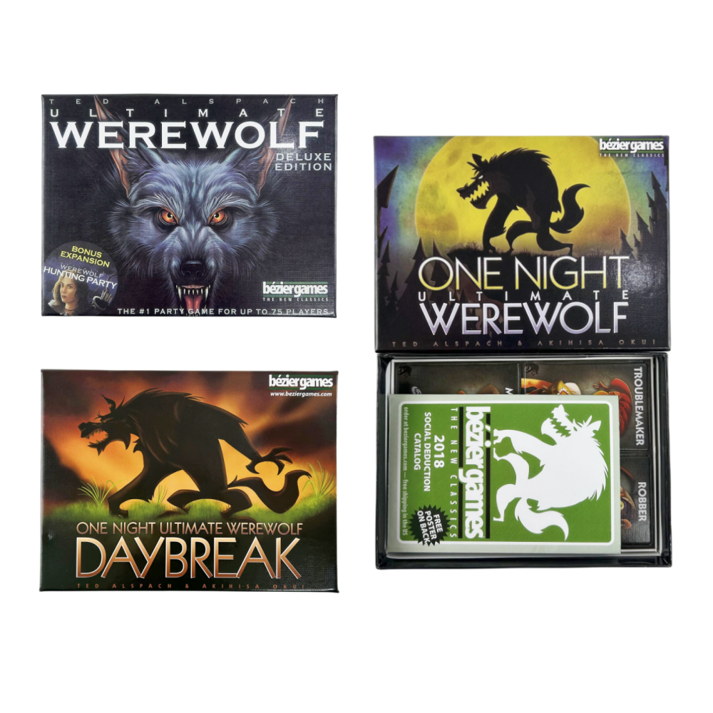 Board Game Werewolf - One Night Ultimate Weerwolf Kaarten Collectie