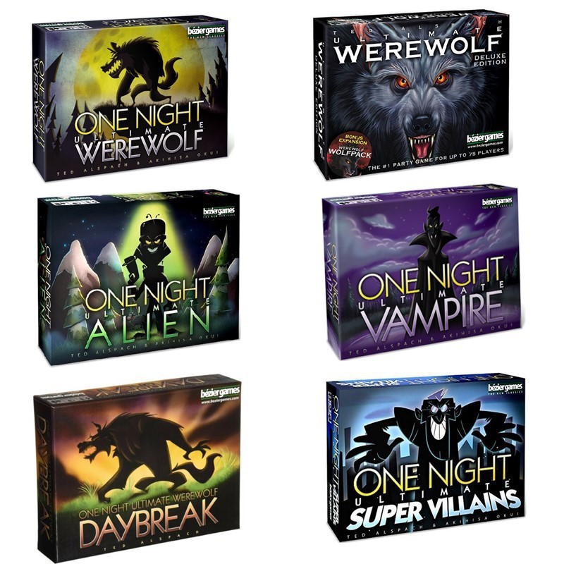 Board Game Werewolf - Partyspel One Night Ultimate Weerwolf Alle