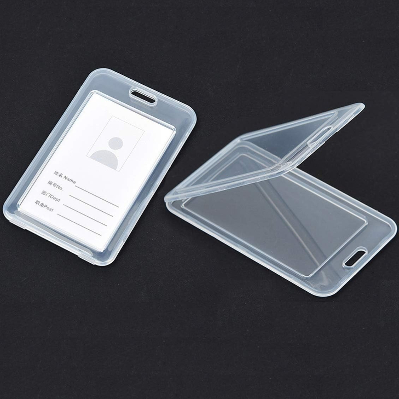 Card Sleeves Protector - Transparante, hersluitbare kaarthouder, naamplaatjehouder, beschermhoes voor