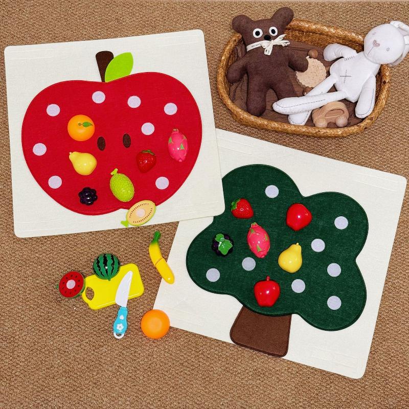 Board Game Quote - 1Set Fruit Fantasiespel Keukenspellen Baby Viltbord
