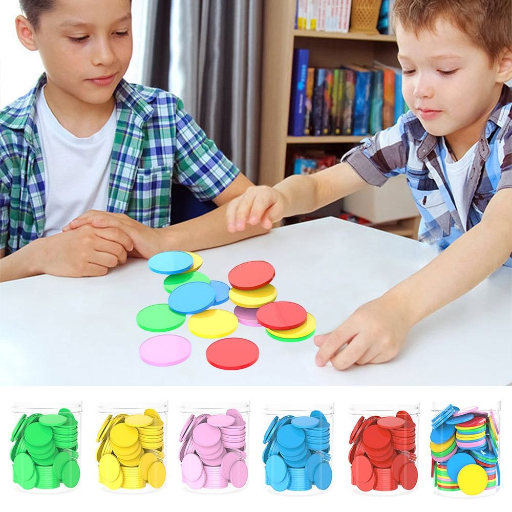 Board Game Operation - 100 stuks Plastic Telchips Optellen Aftrekken