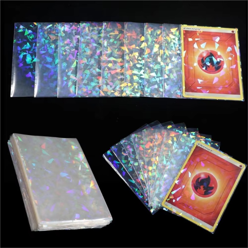 Card Sleeves Protector - Shatter Effect Regenboog Laser Kaarthulzen 66*91mm