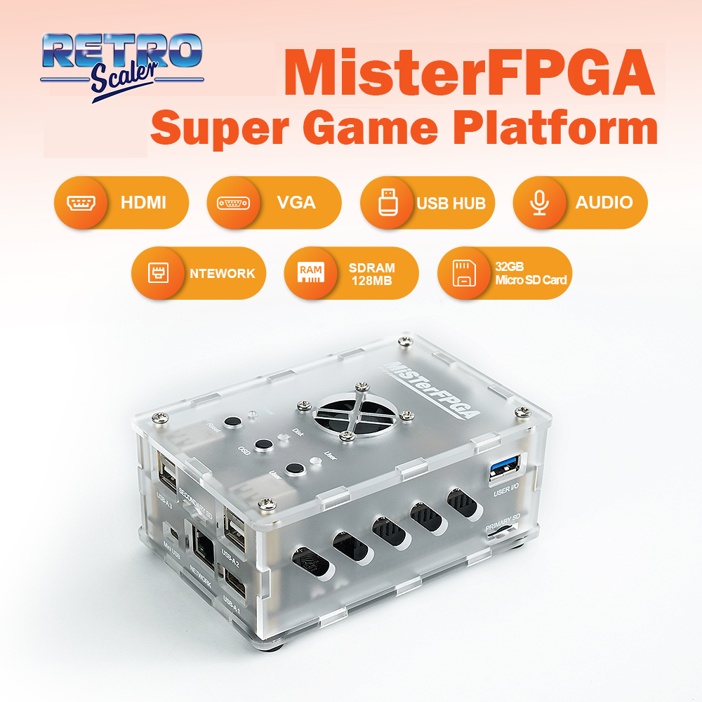 Board Game Io - RetroScaler MisterFPGA Game Platform IO-bord 128