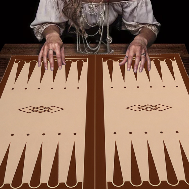 Board Game Operation - 1pc Bruin Backgammon Bord Gedrukt Tarot