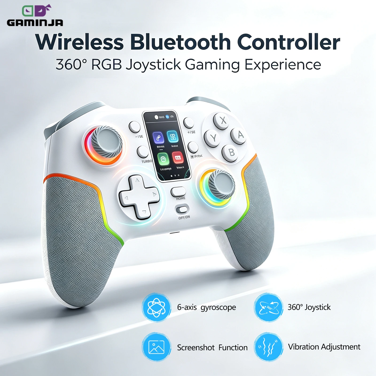Board Game Nippon - GAMINJA Draadloze gamecontroller RGB-gamepad voor schakelaar
