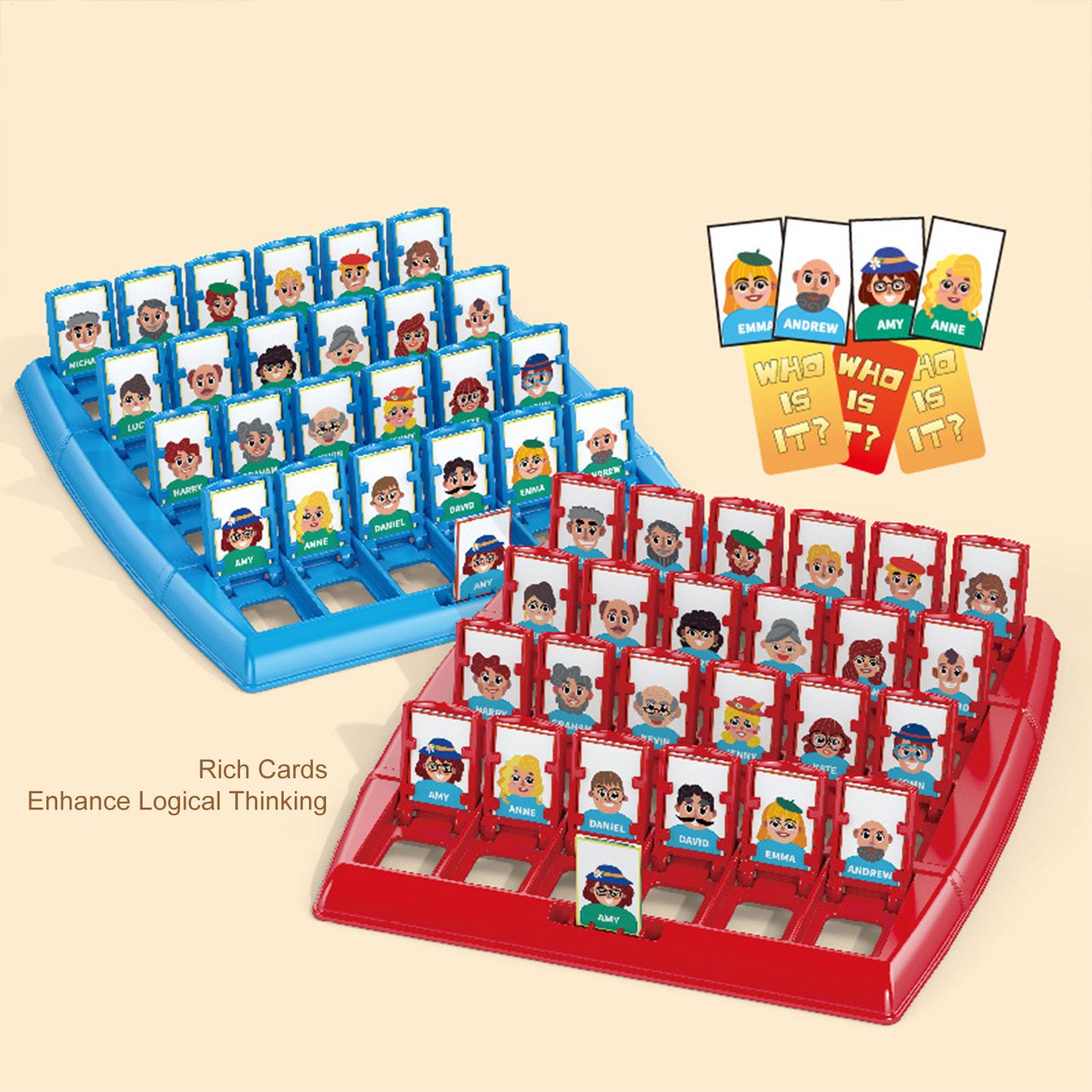 Board Game Who Is It - Raad Wie Ik Ben Bordspel Geheugen