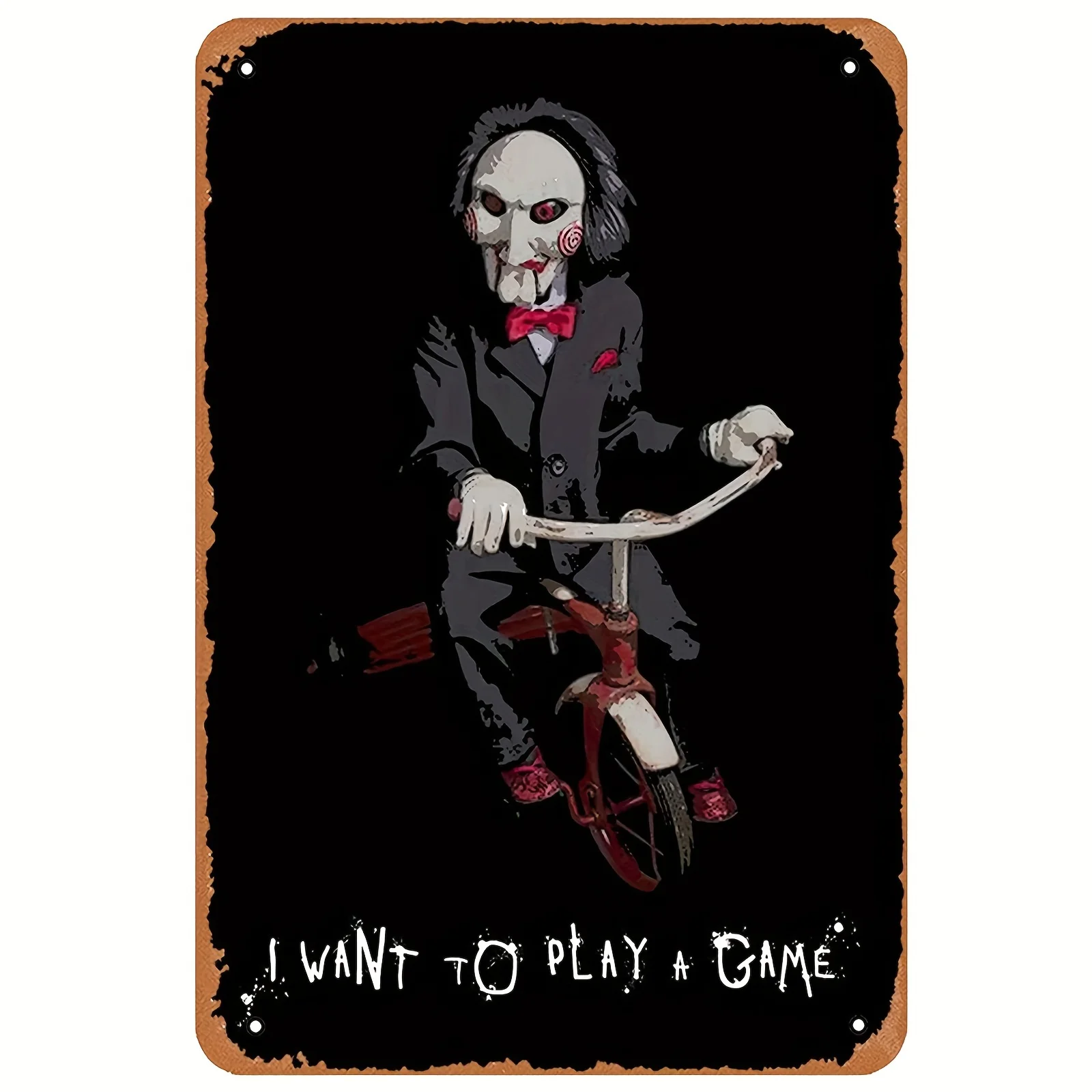 Board Game Quote - Vintage metalen prikbord, 