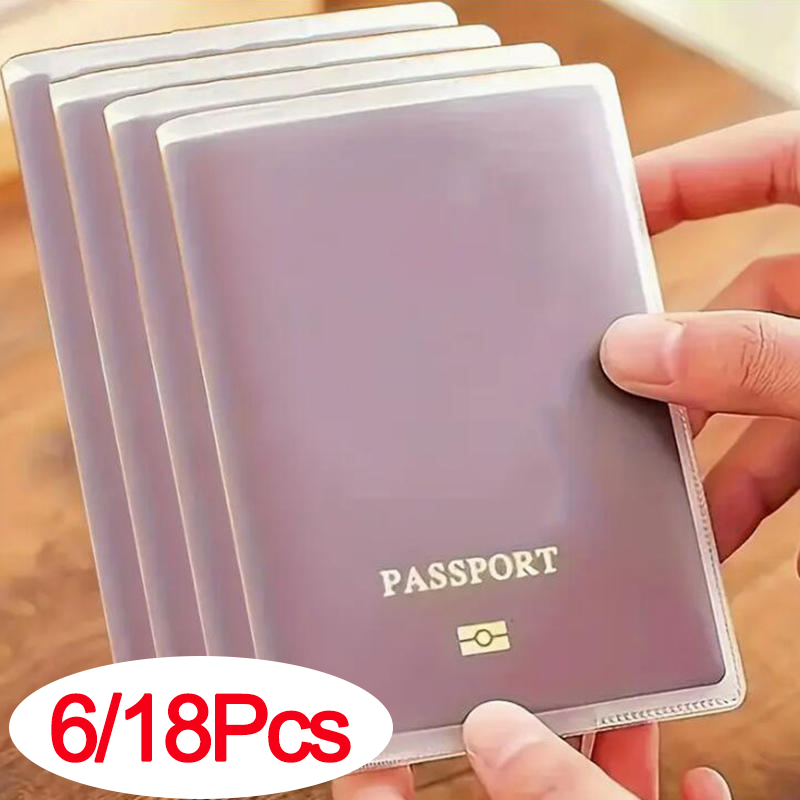 Card Sleeves Protector - 6/18 stuks paspoorthoes tas reispaspoort beschermende
