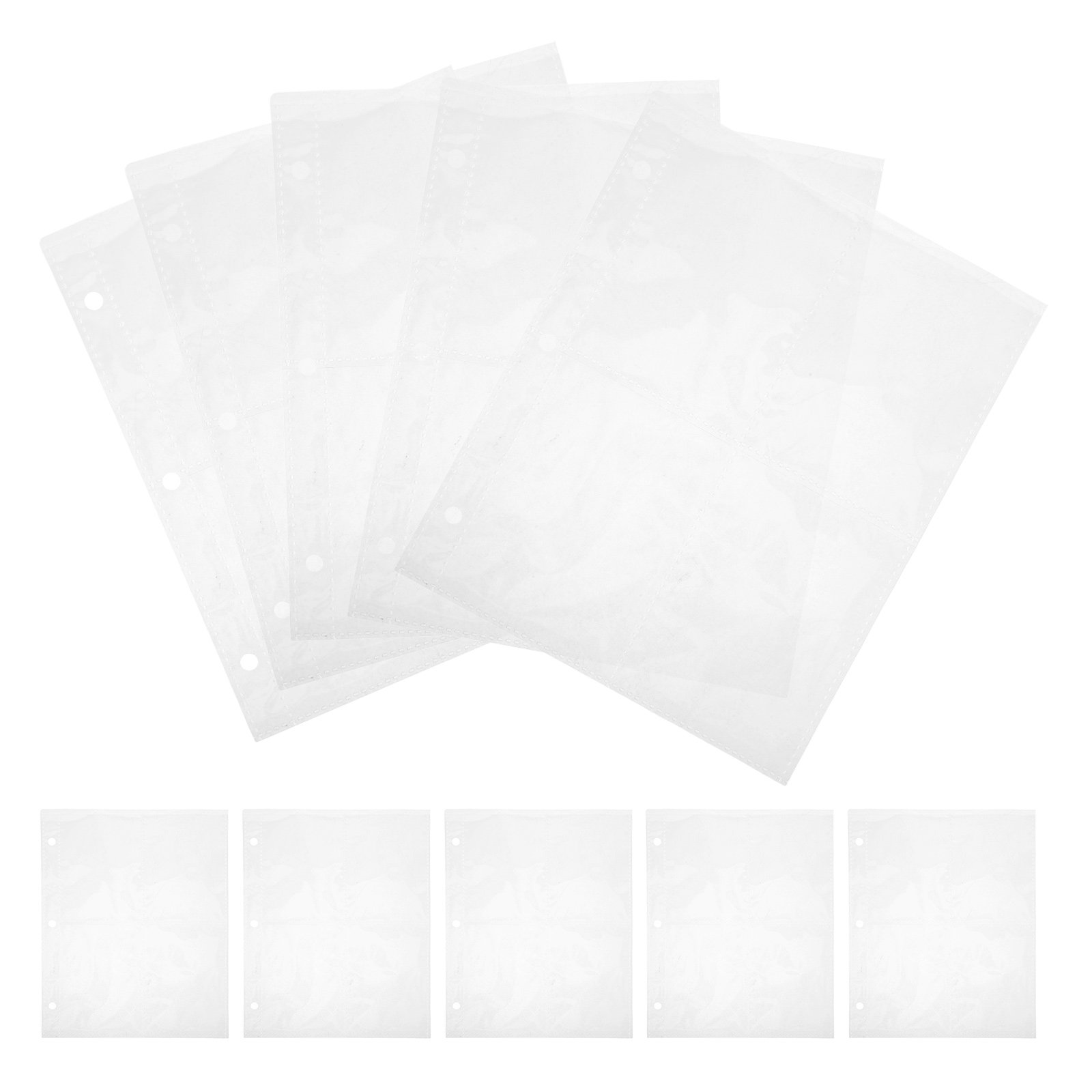 Card Sleeves Protector - 10 stuks kaartbinder navulpagina's doorzichtige plastic