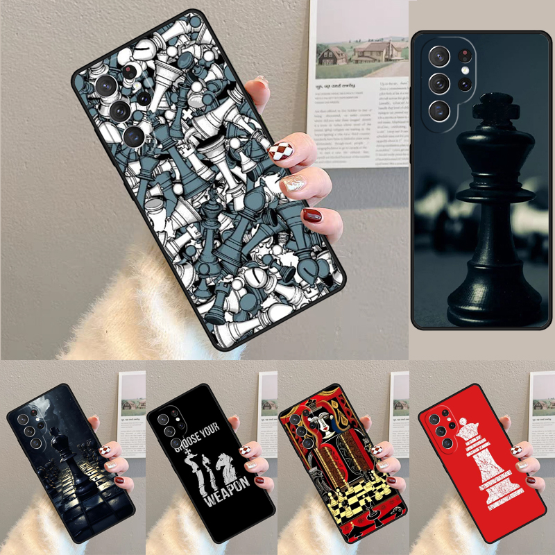 Board Game Quote - Schaken Koning Bordspel Gevecht Telefoonhoesje voor