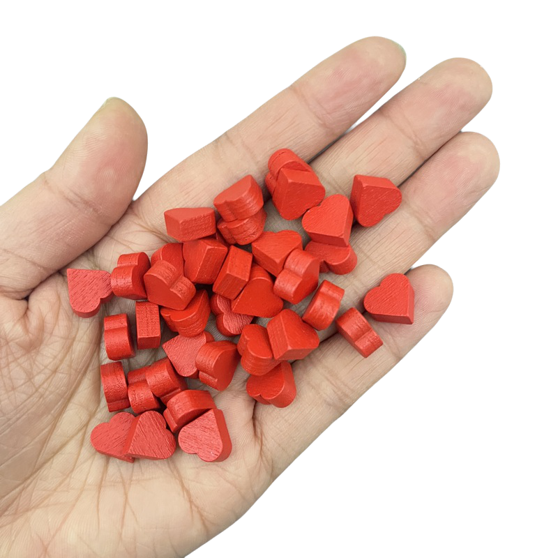 Board Game The Sims - 100 Stuks 10mm * 5mm Rood