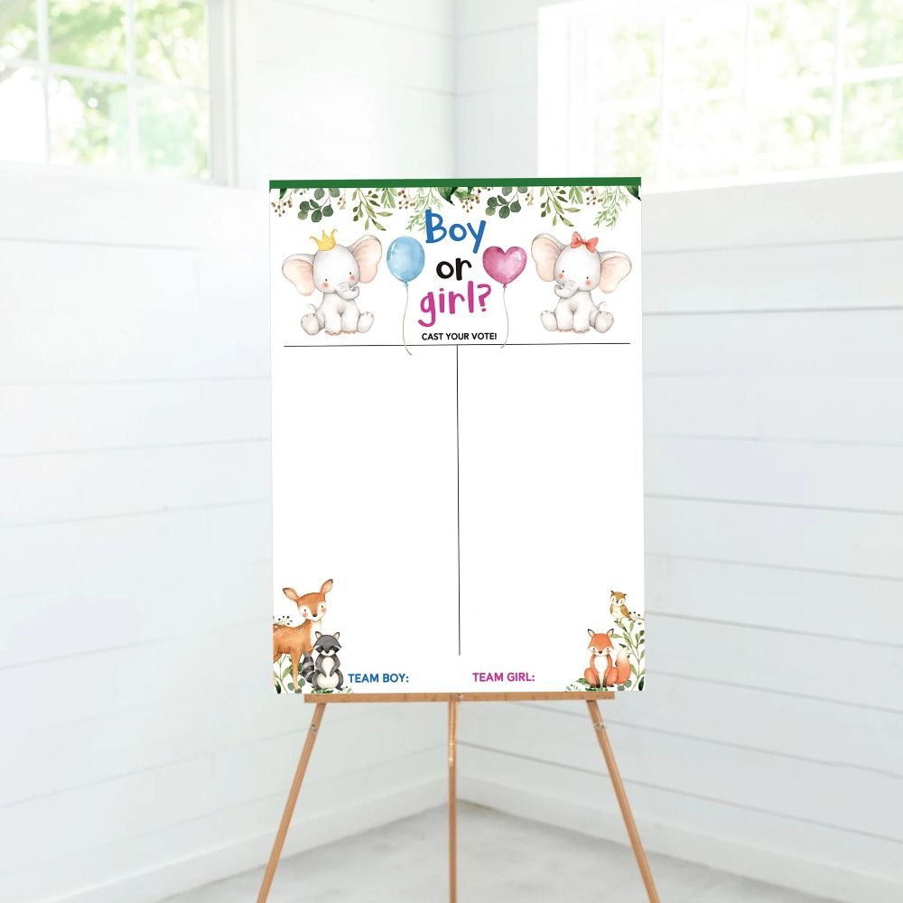 Met stickers Geslacht onthuld  - Board Game Quote recensie en prijs