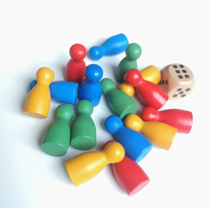 100 stuks kleurrijke houten sc - Board Game The Sims recensie en prijs