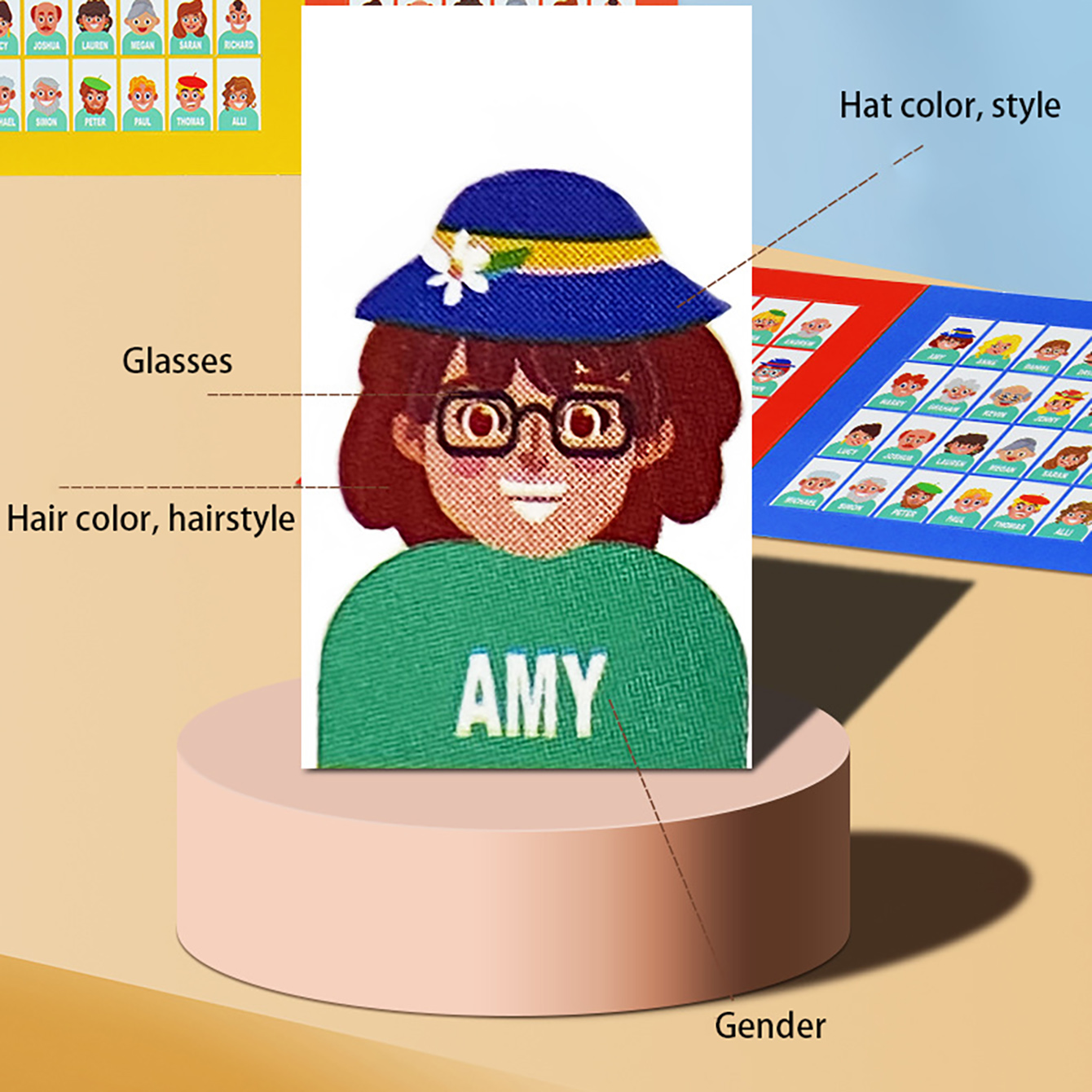 Familie raden bordspel Wie ben - Board Game Who Is It recensie en prijs