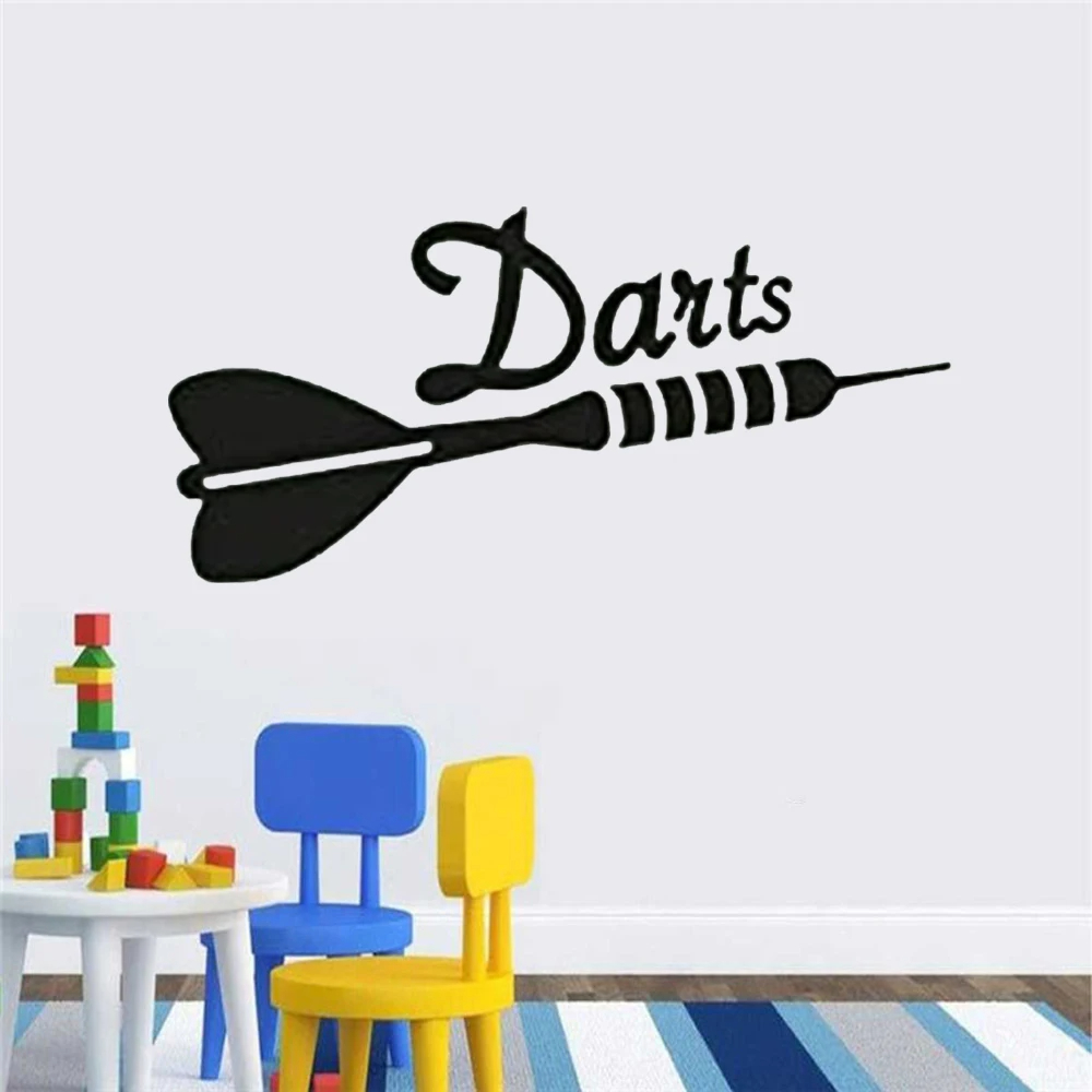 Muur Vinyl Stickers Darts Spor - Board Game Quote recensie en prijs