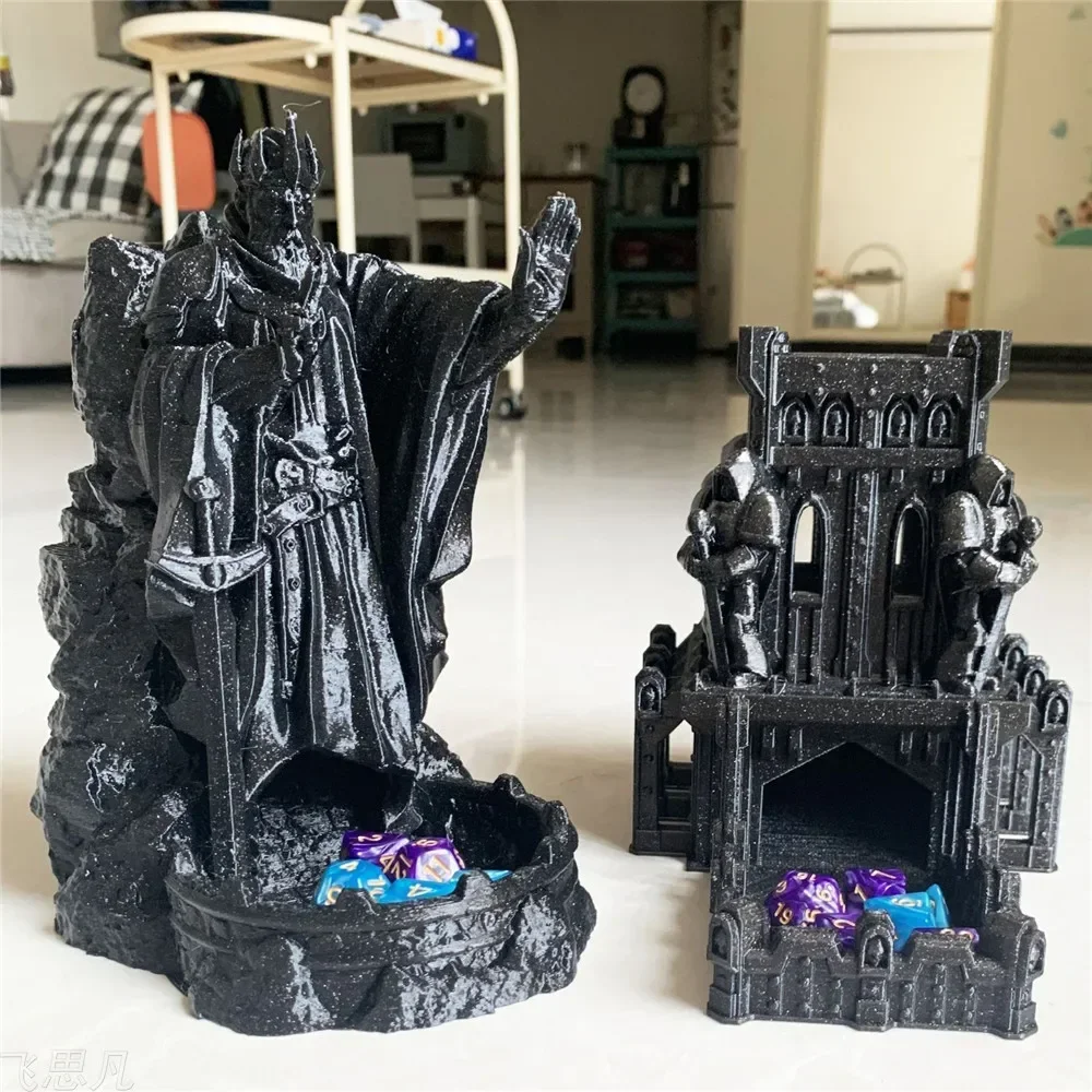 3D-geprinte kasteel dobbelsten - Board Game Print recensie en prijs