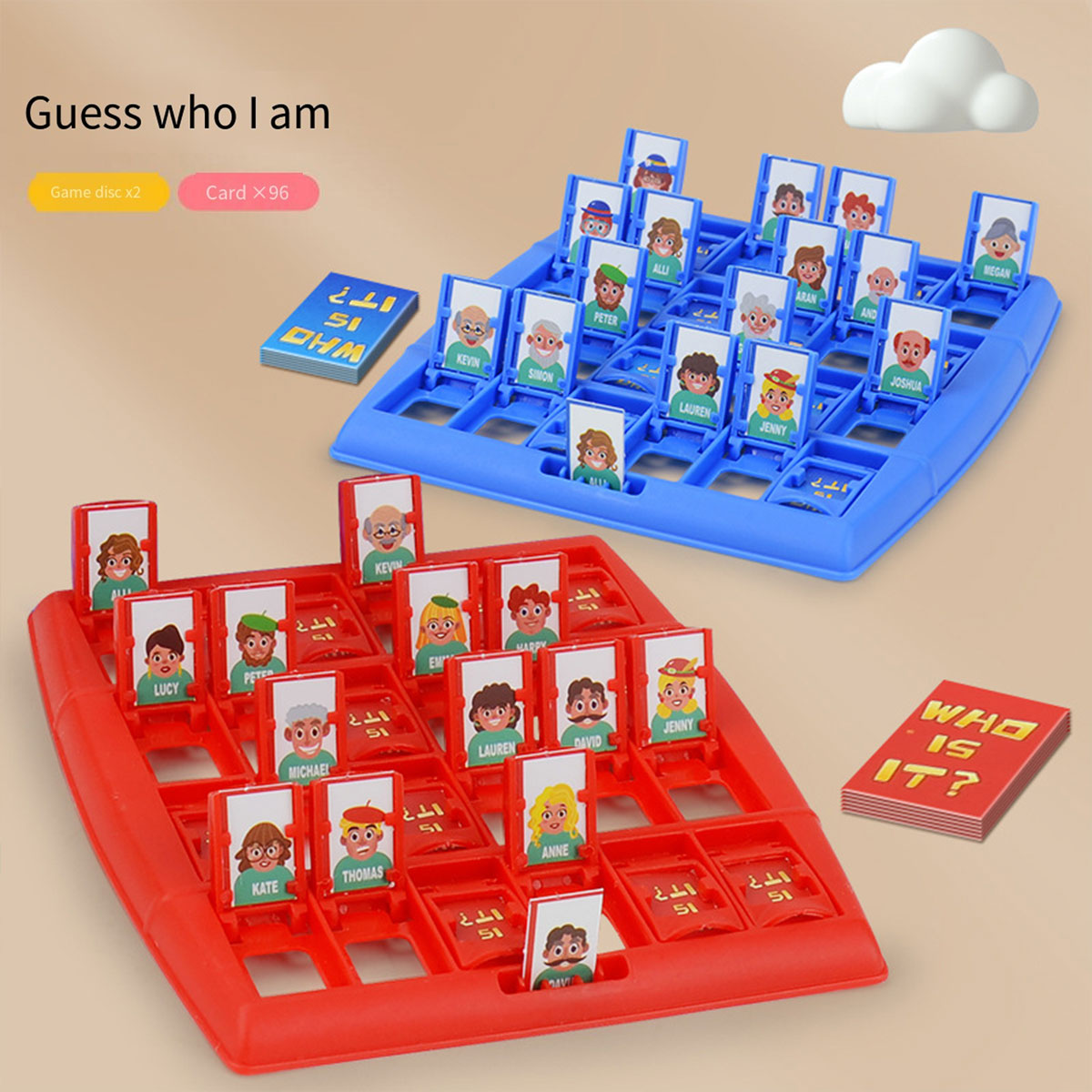 1set Guess Who I Am Party Game - Board Game Who Is It recensie en prijs