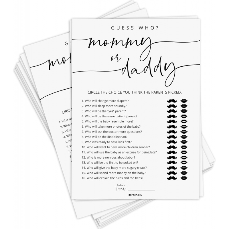 50 stuks Guess Who mama of pap - Board Game Who Is It recensie en prijs