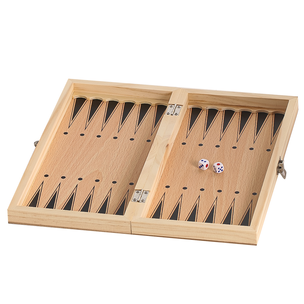 Houten 3-in-1 Dammen Backgammo - Board Game Operation recensie en prijs