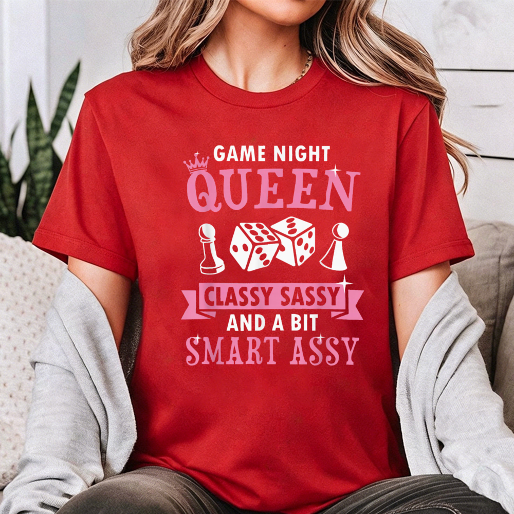 Game Night Queen Dames Grafisc - Board Game Quote recensie en prijs