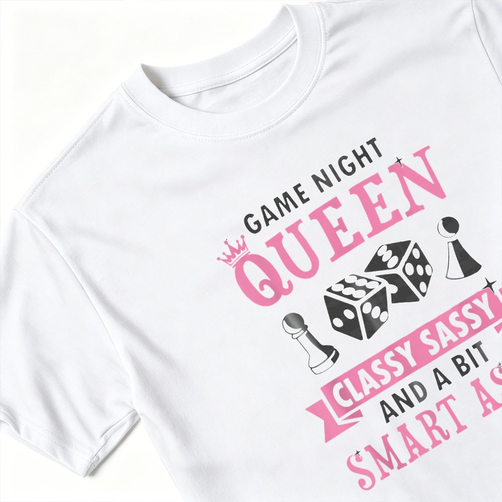 Game Night Queen Dames Grafisc - Board Game Quote recensie en prijs