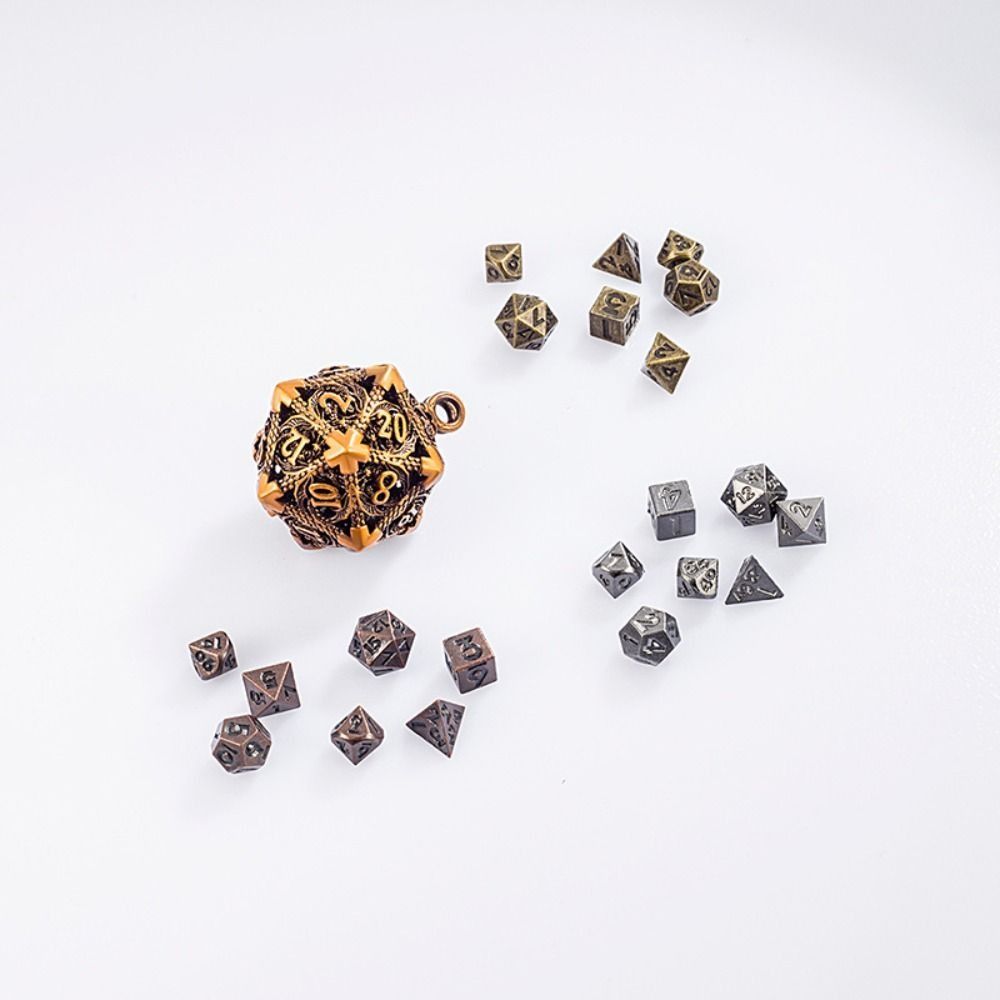 1 Set 20-zijdige holle metalen - Board Game Io recensie en prijs