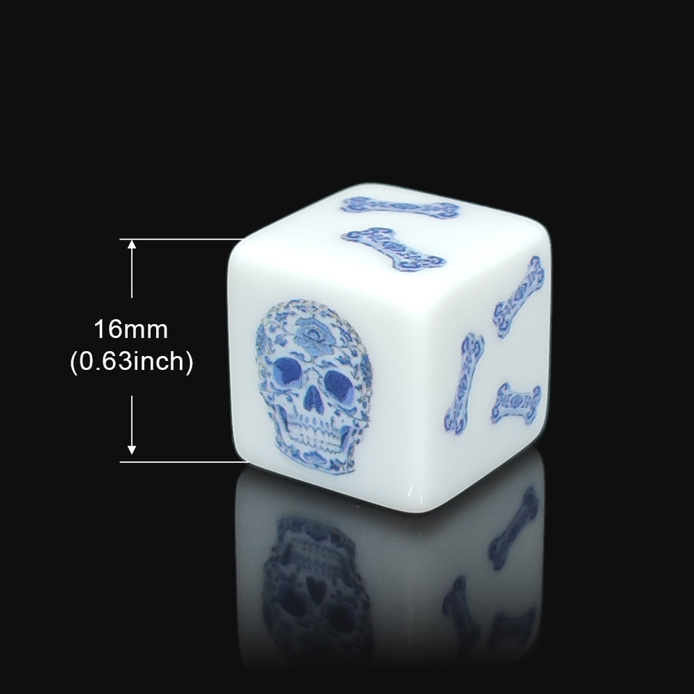 12 stuks 16MM blauwe bloemen s - Board Game Print recensie en prijs
