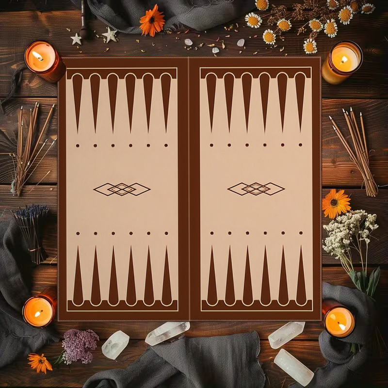 1pc Bruin Backgammon Bord Gedr - Board Game Operation recensie en prijs