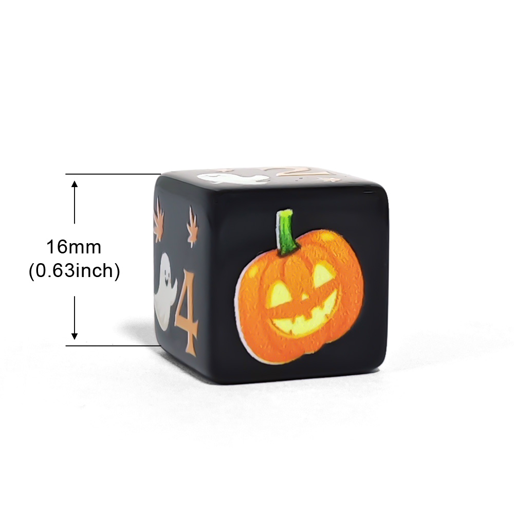 12 Stuks 16MM Zwart Acryl D6 D - Board Game Print recensie en prijs