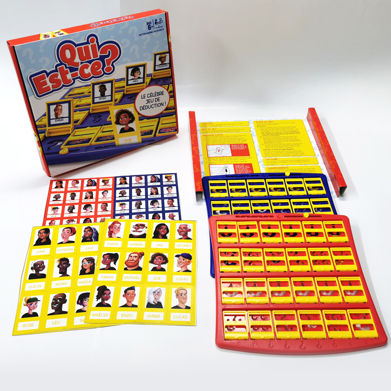Frans spel: Raad eens wie ik b - Board Game Who Is It recensie en prijs