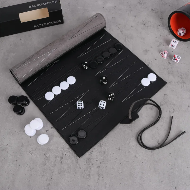 Oprollen Backgammon Sets Draag - Board Game Operation recensie en prijs