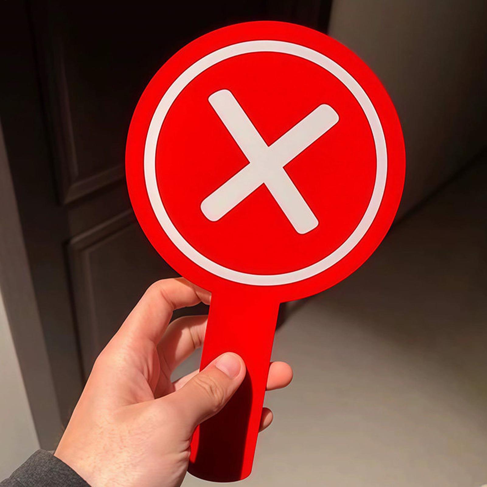 Stembordjes Dubbelzijdig Rood  - Board Game Who Is It recensie en prijs