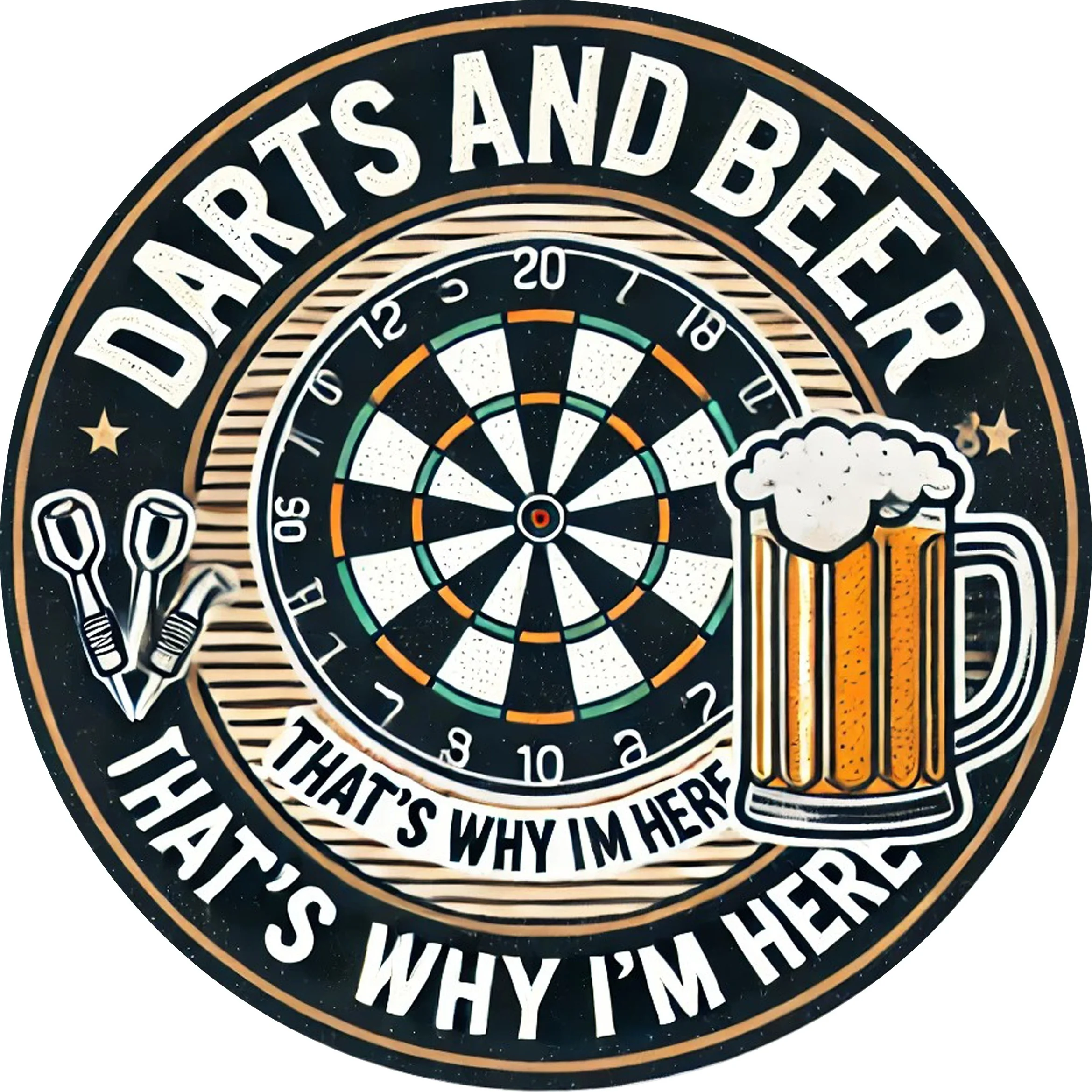 Dartbord Bierpul Grappig Citaa - Board Game Quote recensie en prijs