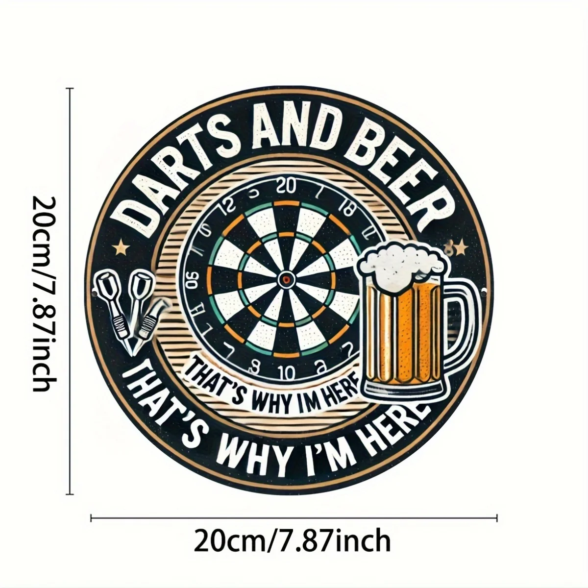 Dartbord Bierpul Grappig Citaa - Board Game Quote recensie en prijs